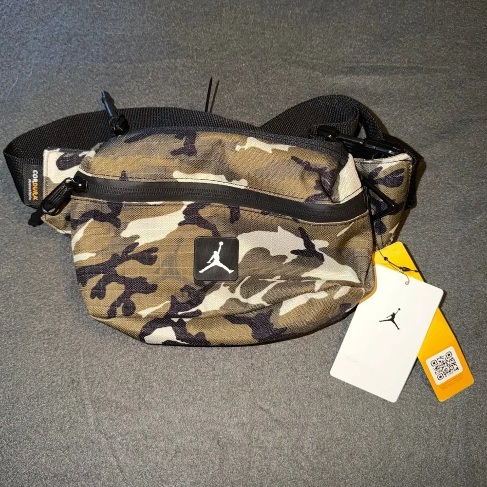 Jordan Jumpman Camo Crossbody Bag Cordura Waist Pack MA0901-650 Camouflage NEW